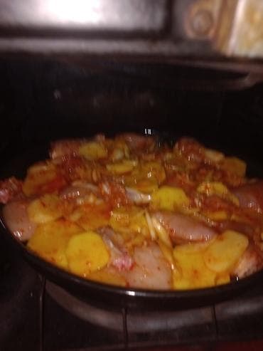 bilincik xemiri: Ev tipi hazır yeməklər – sobada toyuq və kartof, həmçinin doldurulmuş — 2