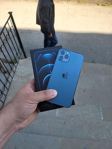 IPhone 12 Pro, 128 GB, Pacific Blue, Face ID lalafo.az -da IPhone 12 Pro, 128 GB, Pacific Blue, Face ID
