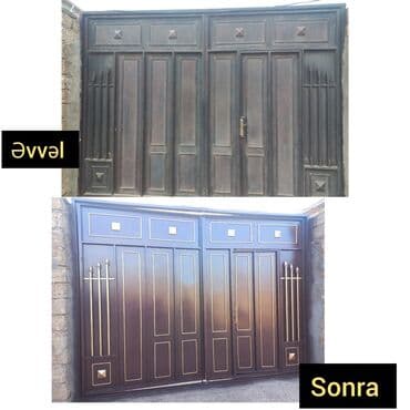 Darvazalar və aksesuarlar: 1️⃣ darvazalari̇n renglenmesi̇ xi̇dməti̇ temi̇r növbəti̇ el — 3