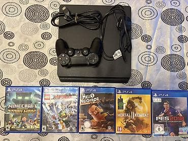 PS4 Slim 500 GB oyun konsolu paketi Daxildir: - PlayStation 4 Slim
