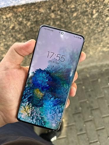 Samsung Galaxy S20, 128 GB, rəng - Boz, Sensor, Barmaq izi, Simsiz şarj