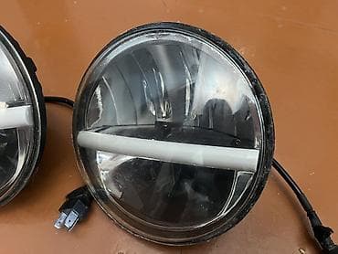 avto aksesuarlar topdan satış: Niva wrangler fara - LED texnologiyalı dəyirmi ön faralar, 7" (178 mm) — 2