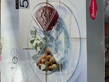 fincan üzərində çap: Çay dəsti, rəng - Ağ, Farfor, 6 nəfərlik — 8