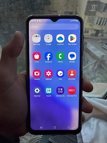 uçan kamera: Samsung Galaxy A32, rəng - Göy, Barmaq izi — 7