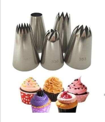 tort bişirmək üçün qablar: Tort kremi üçün başlıqlar
Her ölçüde,her fiqurda var
1 ededi — 1