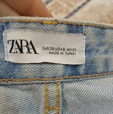 Джинсы: Джинсы, Zara, M, цвет - Голубой — 1