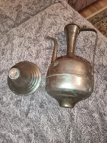 CD, DVD disklər və kassetlər: Antik mis əşya – Şərq üslubunda su/şərbət məcməyisi (ibrik) - — 1