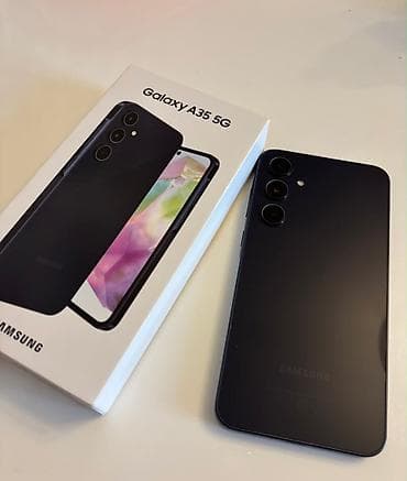 redmi pad 3: Samsung Galaxy A35 5G, 256 GB, rəng - Göy, Barmaq izi, İki sim kartlı, Face ID — 3