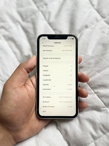 samsung soyuducu soyutmur: IPhone 11, 64 GB, Ağ, Zəmanət, Simsiz şarj, Face ID — 6