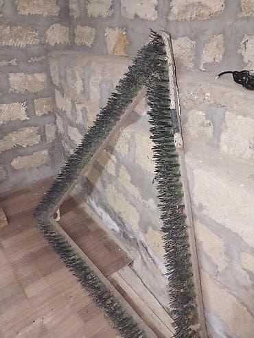 qazel tenti satilir: Uc bucaq formasinda suni futbol qazon temizlemek ucun şötka — 2