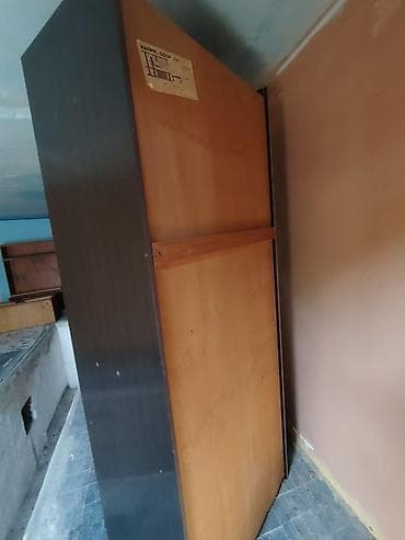 2 el kombi dolabı: İşlənmiş, 4 qapılı, Qəhvəyi, Taxta, Açılan, Düz dolab — 3