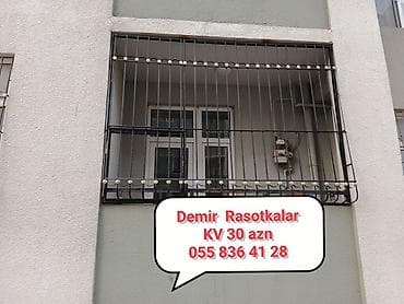 Məhsul: Dəmir pəncərə/balkon barmaqlıqları Təsvir: - Mənzillər və