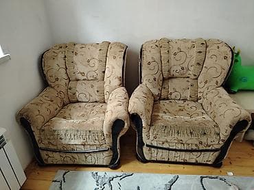 İşlənmiş, Kreslo, Parça, Kredit yoxdur, Çatdırılma yoxdur