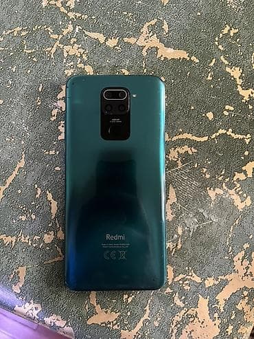 telfon 100: Redmi Note 9, 128 GB, rəng - Yaşıl, Barmaq izi — 1