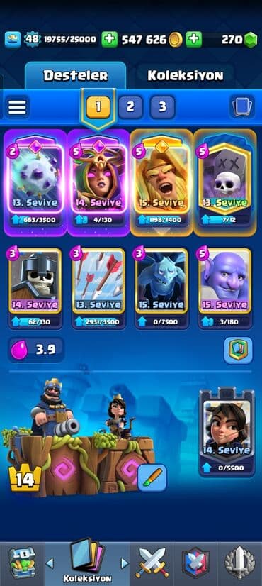 Elektronika: Clash Royale hesabı satılır. Klan da hesabla birlikde verilir görüş — 3