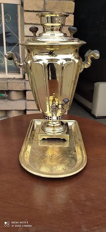 samovar luləyi: Qədimi samavar 5 litr dest 250 azn qalin aqir — 1