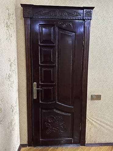 agac qapi: Qonaq otağı üçün İşlənmiş Otaq qapısı Çərçivə ilə, Ünvandan götürmə — 2