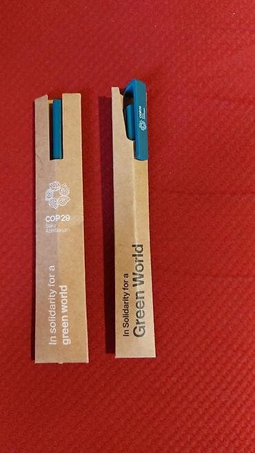 yeni bakı: COP29 Baku, Azerbaijan temalı ekoloji qələm 2 eded - 10 azn — 2