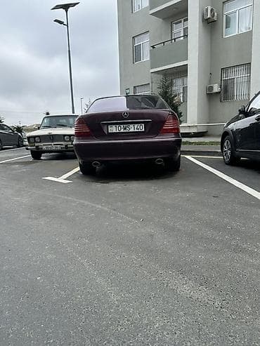 Mercedes-Benz S‑Class (W220) sedan - Kuzov: 4 qapılı sedan, tünd — 2