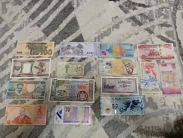 Beynəlxalq kağız pul kolleksiyası – müxtəlif ölkə və illərə aid