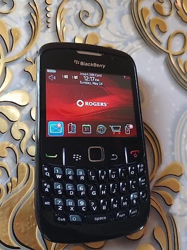 blackberry 9800: Blackberry Curve, rəng - Qara, Düyməli — 1