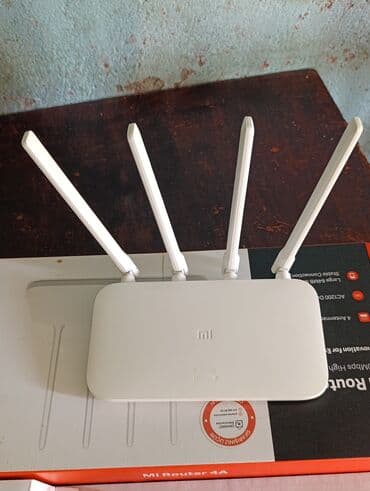 notebook alisi: Xiaomi Mi Router 4A, dörd xarici antenası olan ağ rəngli ikili zolaqlı — 1