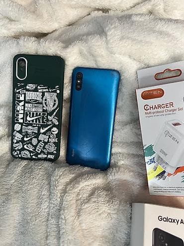 redmi 11a: Redmi 9A, 32 GB, rəng - Göy, Barmaq izi — 10