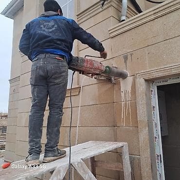 Beton və daşın deşilməsi/kəsilməsi xidməti - Diamant karotla dəqiq