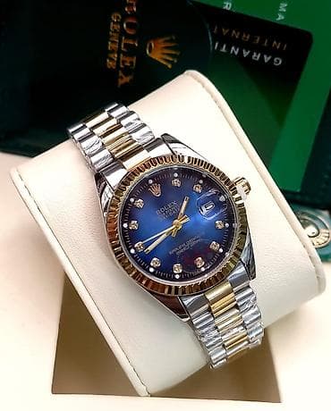 Rolex Datejust üslubunda lüks qol saatları - Korpus və qolbaq: qızılı — 8