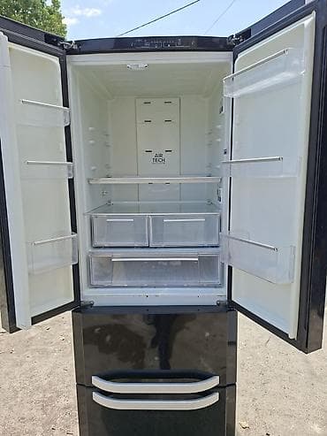atv satisi: İşlənmiş 4 qapılı Hotpoint Ariston Soyuducu Satılır, rəng - Qara — 2