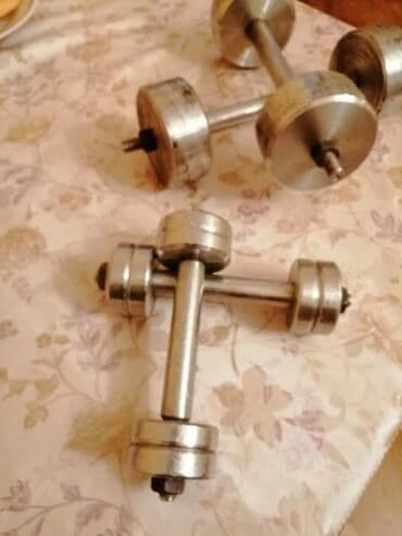 сколько стоит гантели: Metal dambbellər dəsti - Material: tam metal (polad konstruksiya) - — 8