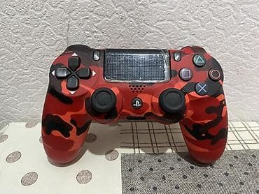 PlayStation 4 üçün orijinal Sony DualShock 4 simsiz oyun pulti – Red