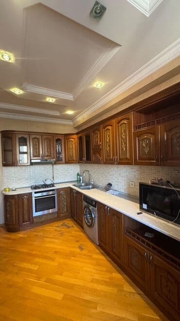 мебель для кухни: Mətbəx mebeli dəsti – tam komplekt - Material: massiv ağac görünüşlü — 2