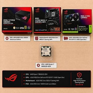 ucuz modemler: Videokart Asus GeForce RTX 5070 Ti, 16 GB, Yeni — 1