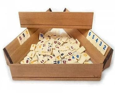 Rəqəmsal daşlardan ibarət stolüstü oyun dəsti – Okey/Rummikub tipli -