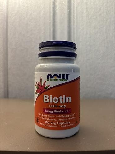 vitamin b kompleks iynəsi: NOW Biotin – 1,000 mcg, 100 vegetarian kapsul Məhsul xüsusiyyətləri — 1