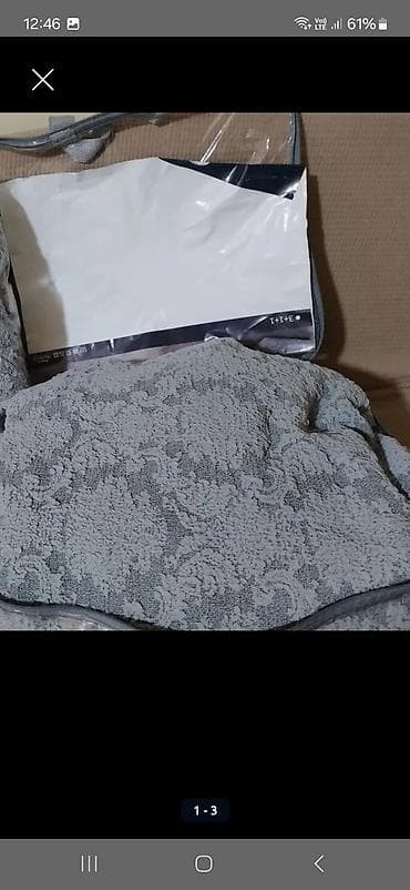 07 perdeleri arxa: 1divan+2kreslo ustu Məhsul: Mollis divan üzlüyü dəsti - Brend: Mollis — 1