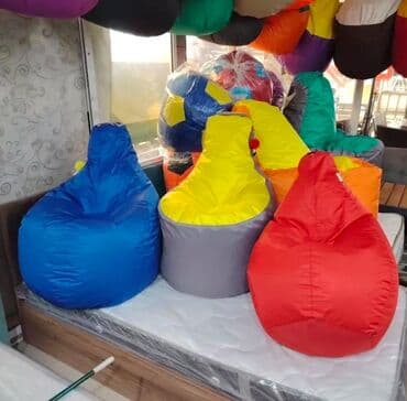 пуфик мягкий: Новый, Пуфик-кресло, Ткань, Нет кредита, Нет доставки — 9