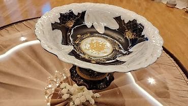 Porselen dekorativ meyvə/qənnadı vazası