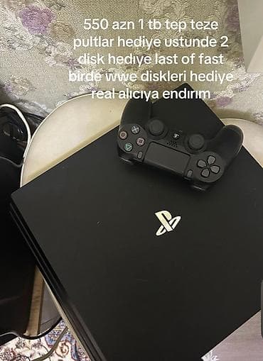 PlayStation 4 Pro oyun konsolu – 1 TB yaddaş Xüsusiyyətlər: - PS4 Pro