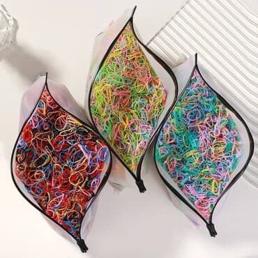 Alfa Romeo: Məhsul: Saç rezinləri dəsti - Məqsəd: hörük, balaca toppuz, uşaq saç — 5