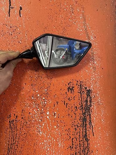 disk teker mersedes: Motosiklet üçün yan güzgülər – karbon naxışlı, aerodinamik dizayn - — 3