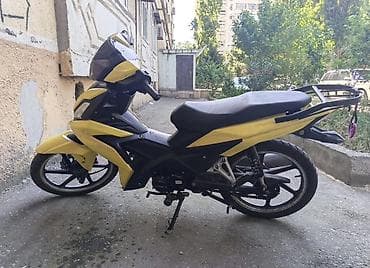 işlənmiş mapet: Moped/scooter – sarı-qara rəngli şəhər modeli Texniki xüsusiyyətlər — 4