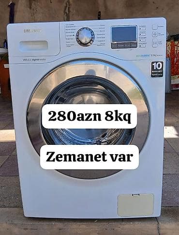 Samsung paltaryuyan maşın – EcoBubble, 8 kq Qiymət: 280 AZN Zəmanət