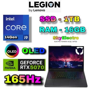 asus rog strix g18 qiymeti: 👍 LENOVO LEGION 5 IRX10 Core i9, 1TB, 16GB, RTX 5070 8GB ⛱️1 il — 1