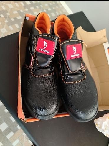 qış botinkaları: LUYUAN iş ayaqqabısı - Model: qara rəng, qısa boğazlı iş/ — 1
