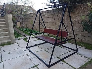 yellencek uşaq: Skamya-yelləncəl, Zontiksiz, Metal — 1