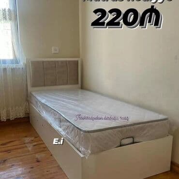 taxt sumqayıt: Yeni, İkinəfərlik çarpayı, Bazasız, Matras ilə, Siyirməli, Azərbaycan — 14