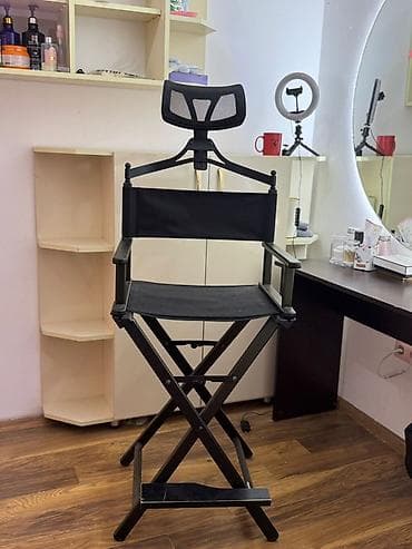 Vizajist/rejissor stulu – yüksək oturacaq - Profesional vizaj və