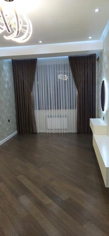 07 perde: Qalın, boz rəngli, zərli naxışlı pərdələr otağa zərif və dəbli bir — 15